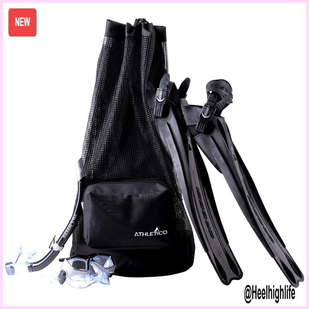Xl Mesh Scuba Diving Backpack Travel Bag For Gear Equipment
